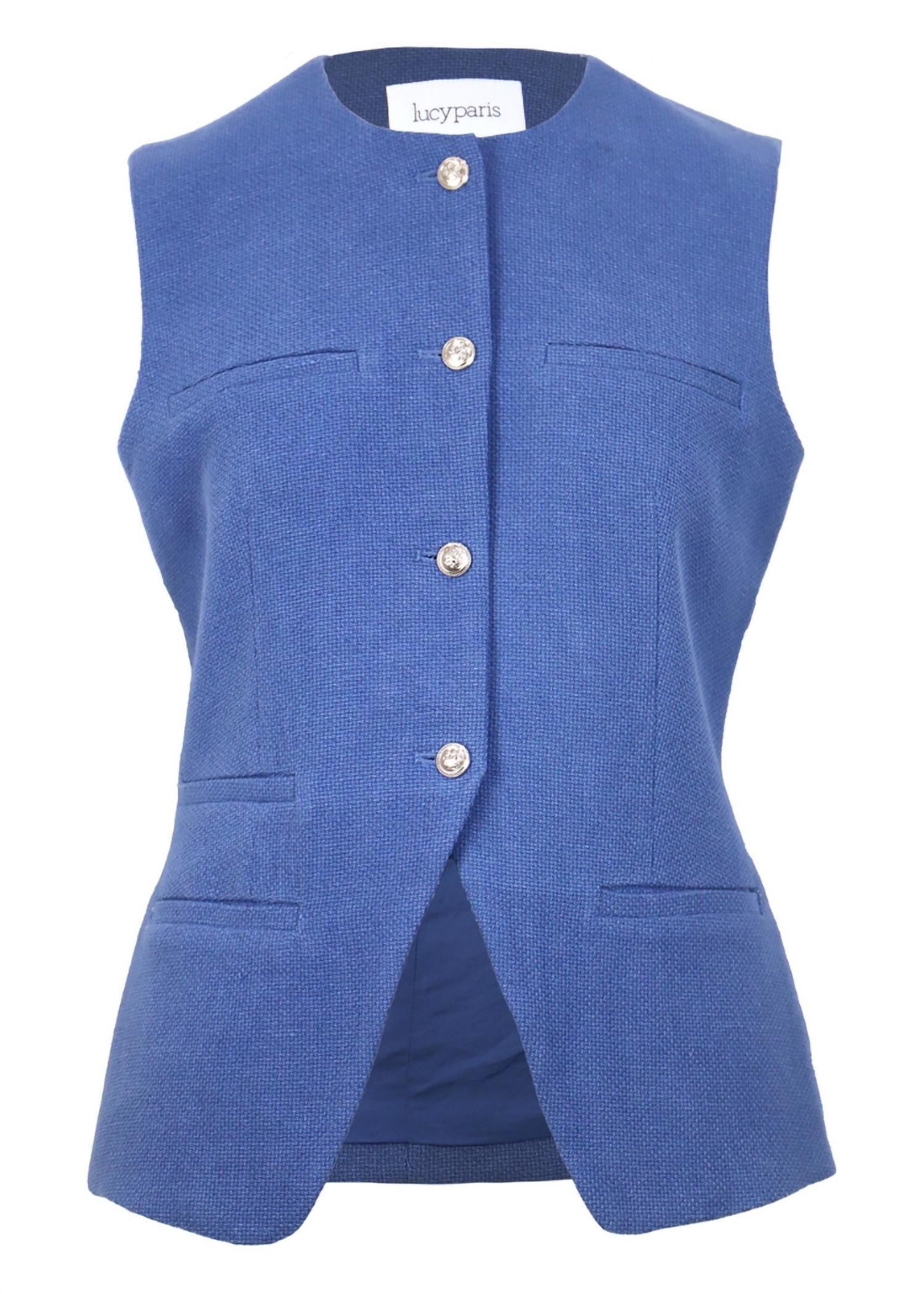 Lucy Paris - Elliott Suit Crew Neck Vest