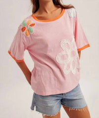 Hem & Thread - Wren Flower Patch Top