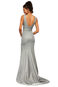 Sherri Hill - Glitter Stretch Prom Dress