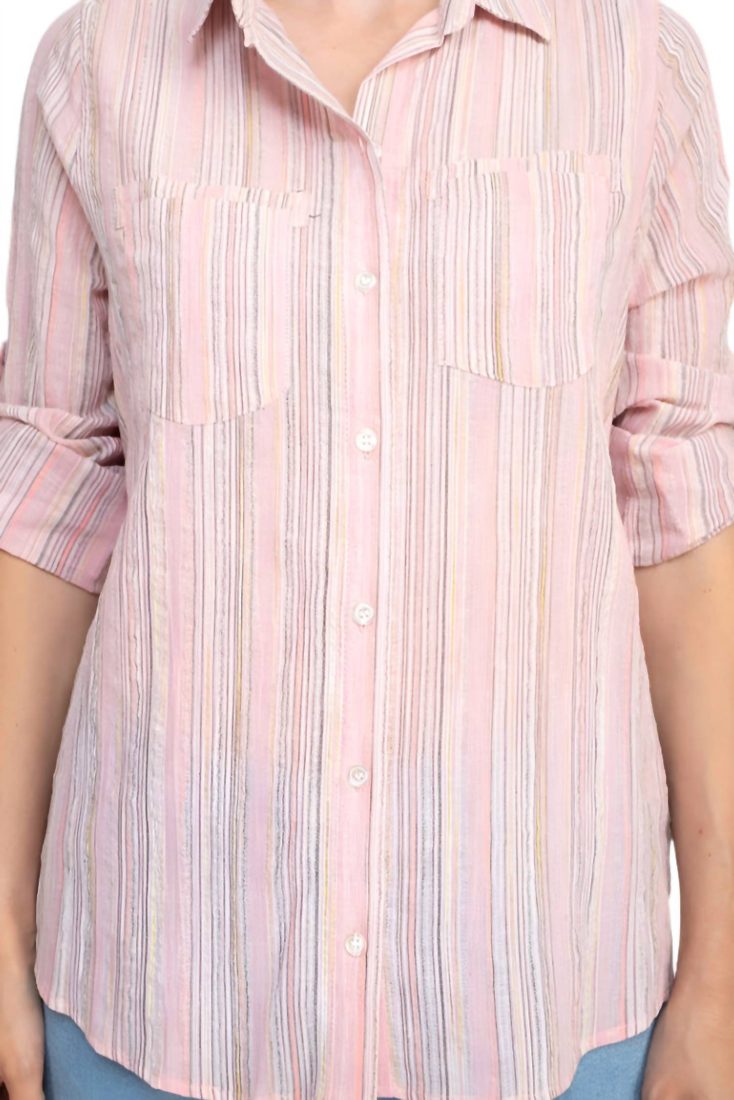Adyson Parker - Collared Button Down Shirt