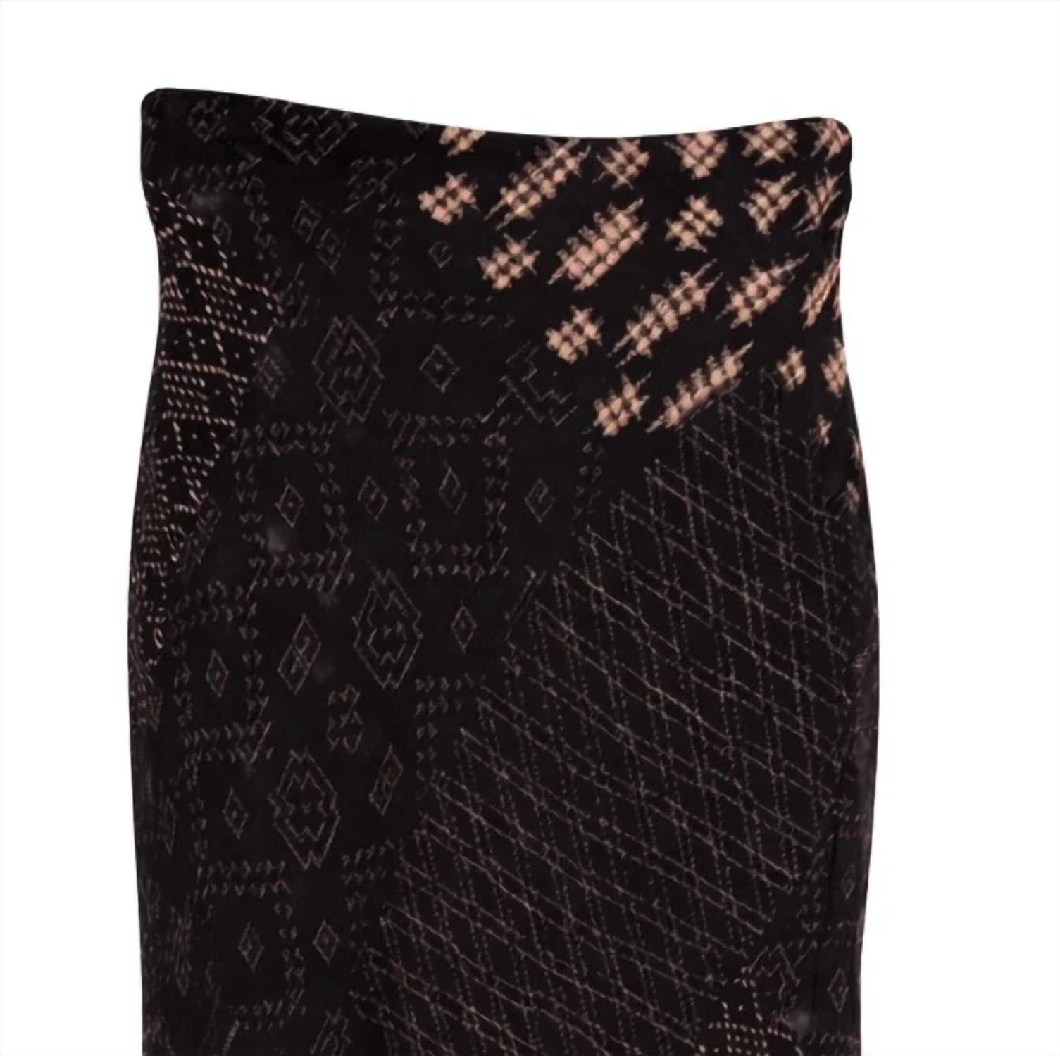 Maria Cher Women's Zarate Alice Maxi Skirt in black - women's skirt - detail view