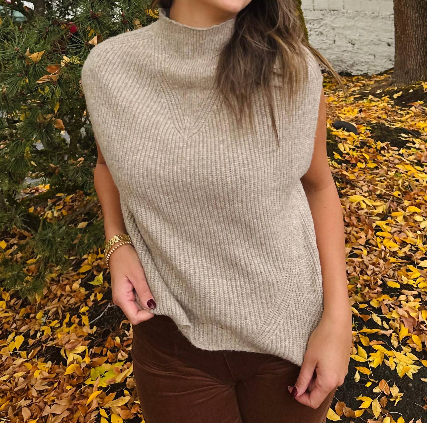 Tribal - Cap Sleeve Sweater