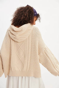 Free People - Explorer Cable Hoodie