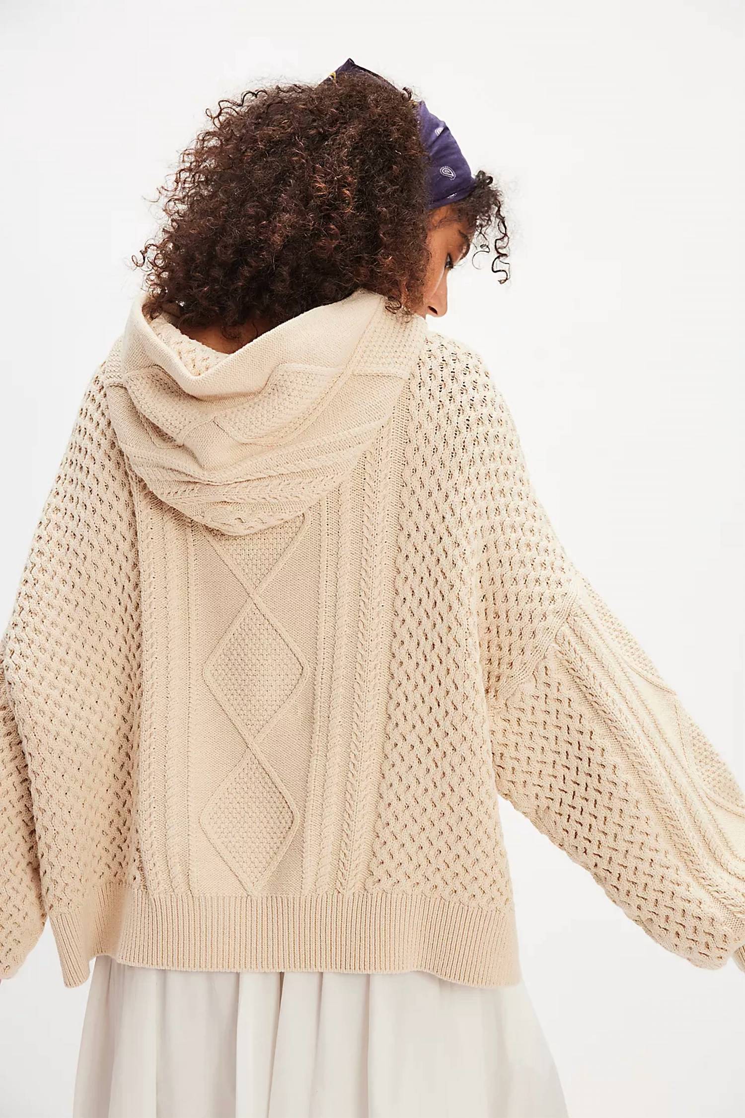 Free People - Explorer Cable Hoodie