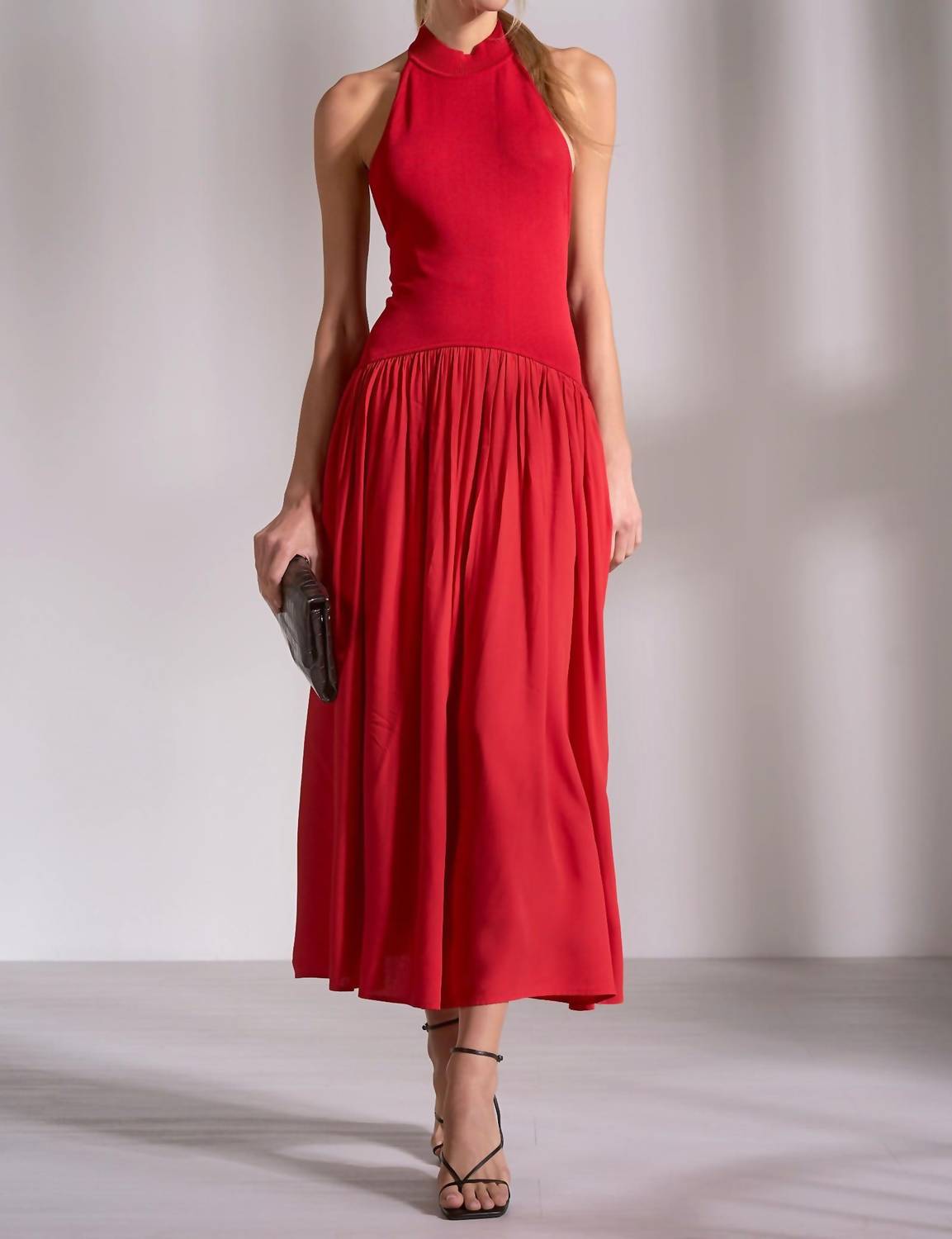 Elan - Halter Midi Dress
