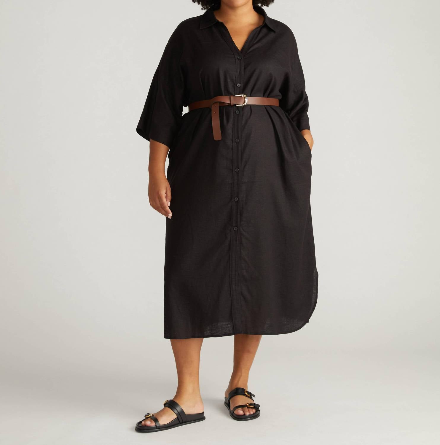 Universal Standard - Plaza Linen Shirtdress