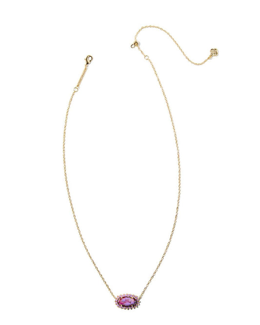 Kendra Scott - Women's Elisa Burst Frame Pendant Necklace