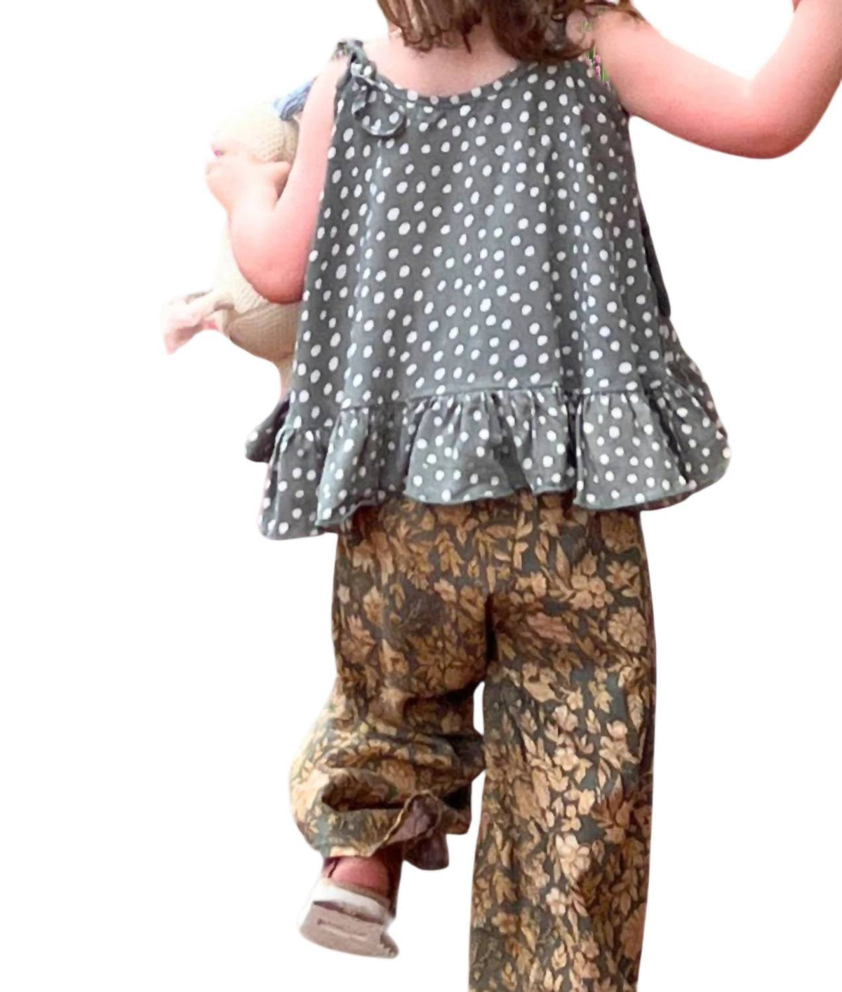 Khush - Little Girls Milly Sky Top And Pants 2 Piece Set