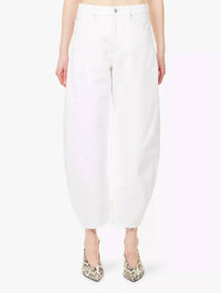 Frame - Bubble Crop Barrel Jeans