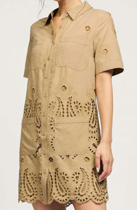 Current Air - Eyelet Mini Dress