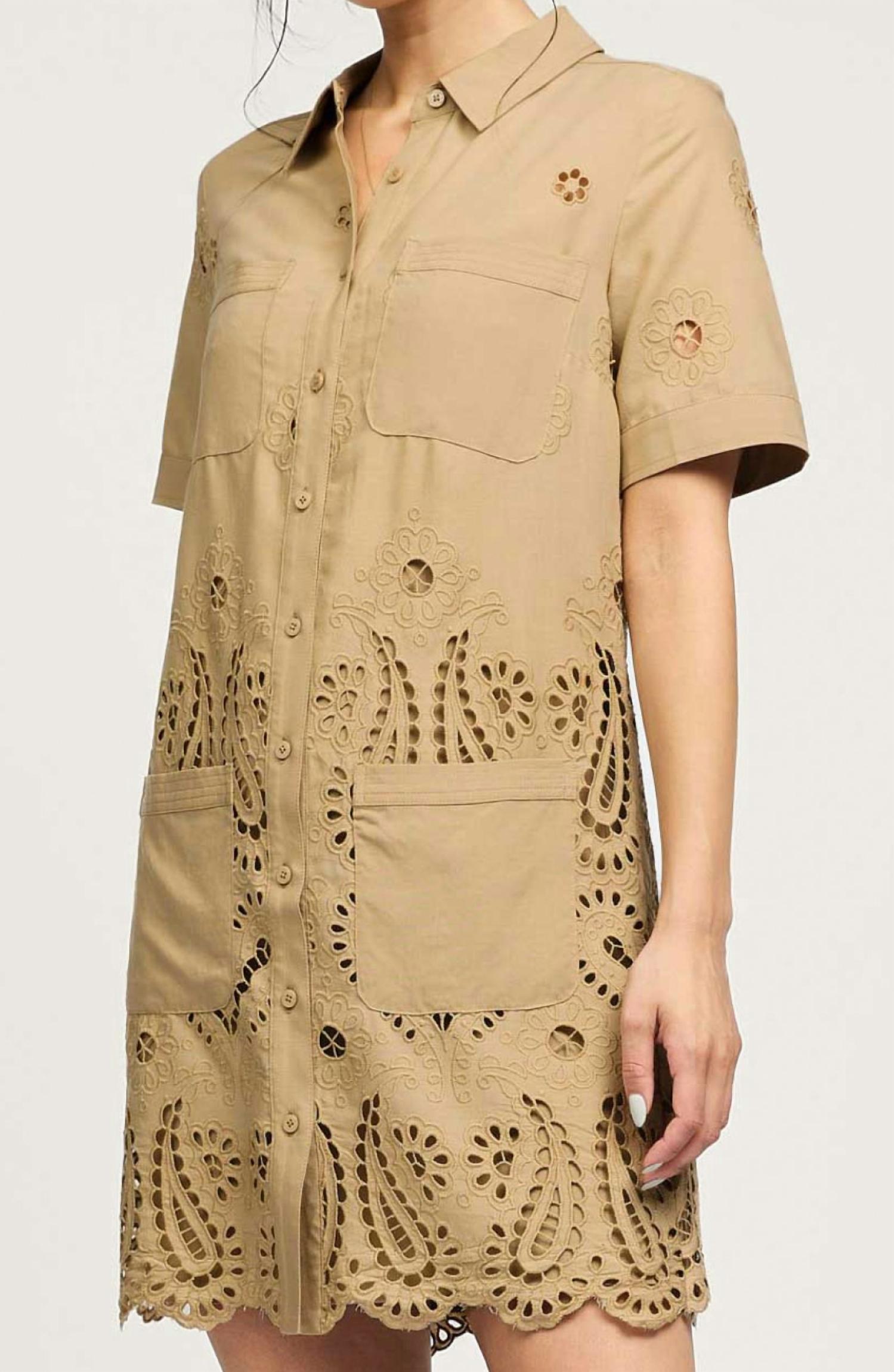 Current Air - Eyelet Mini Dress