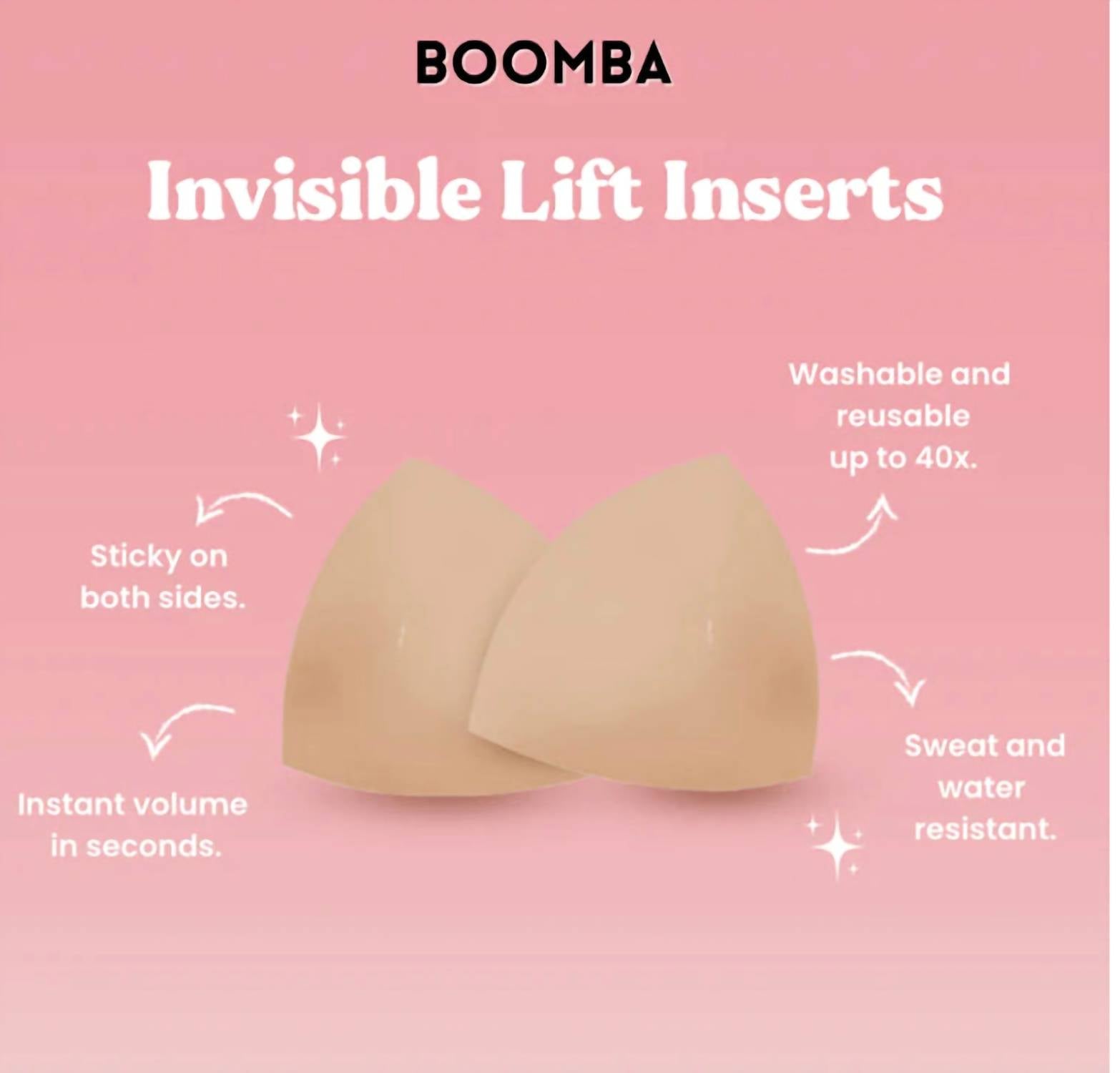 Boomba - Women's Invisible Lift Inserts