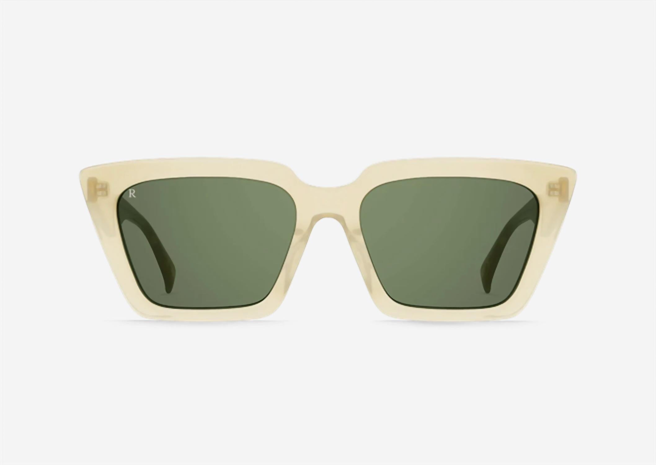 RAEN Optics Women's Keera Cat-eye Sunglasses in ivory coral carob - women's accessory - alternate view