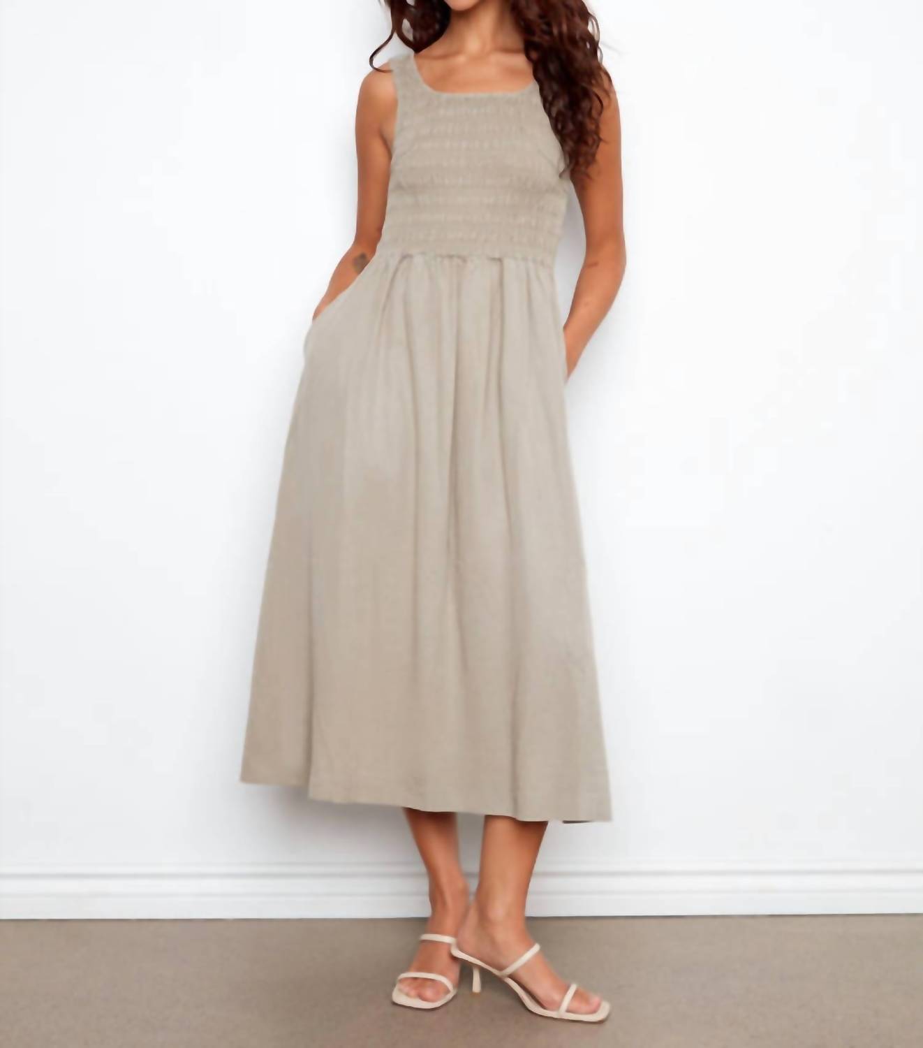 Charlie B - Sleeveless Tencel Maxi Dress