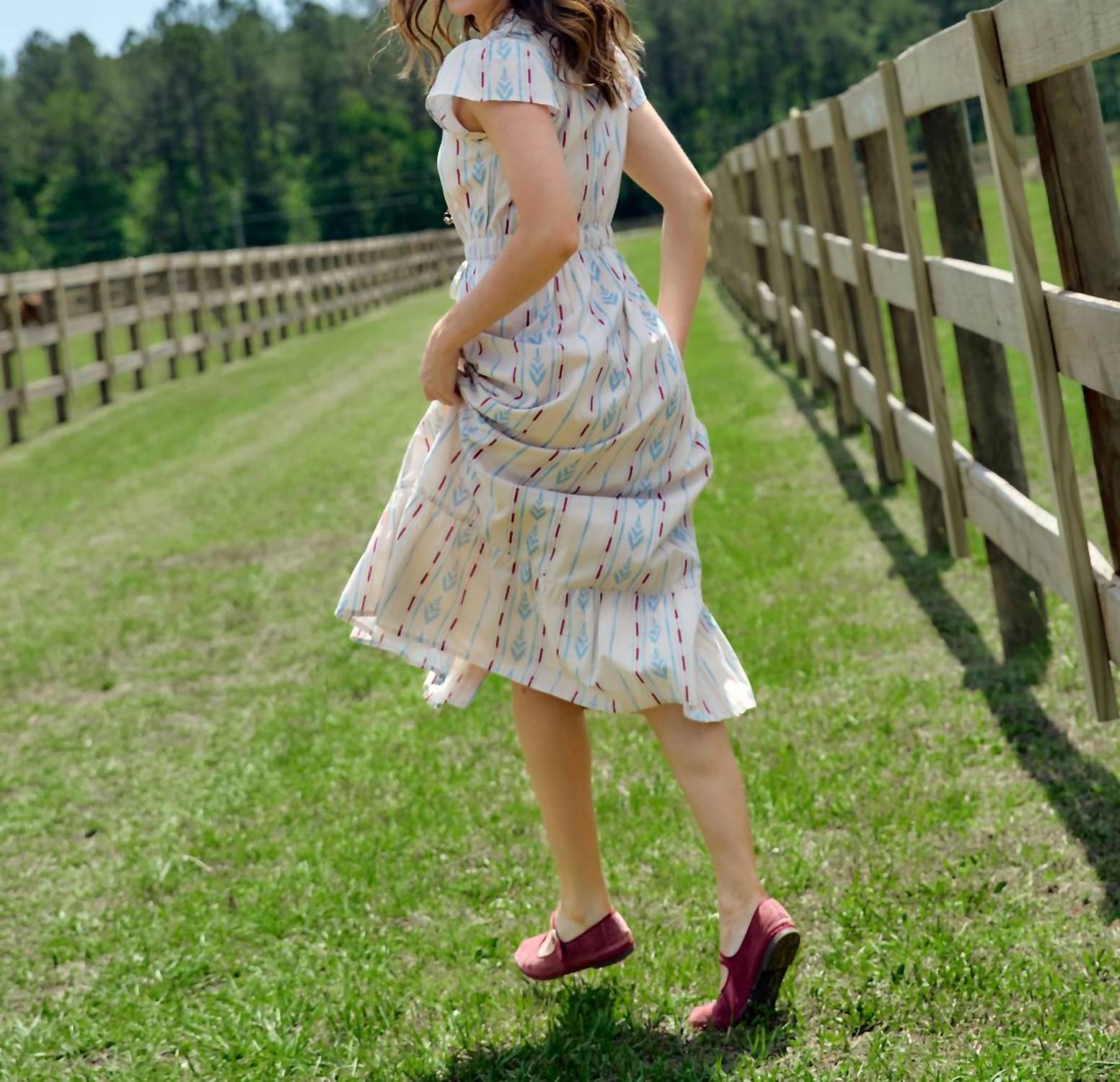 Beau & Ro - Flutter Midi Dress
