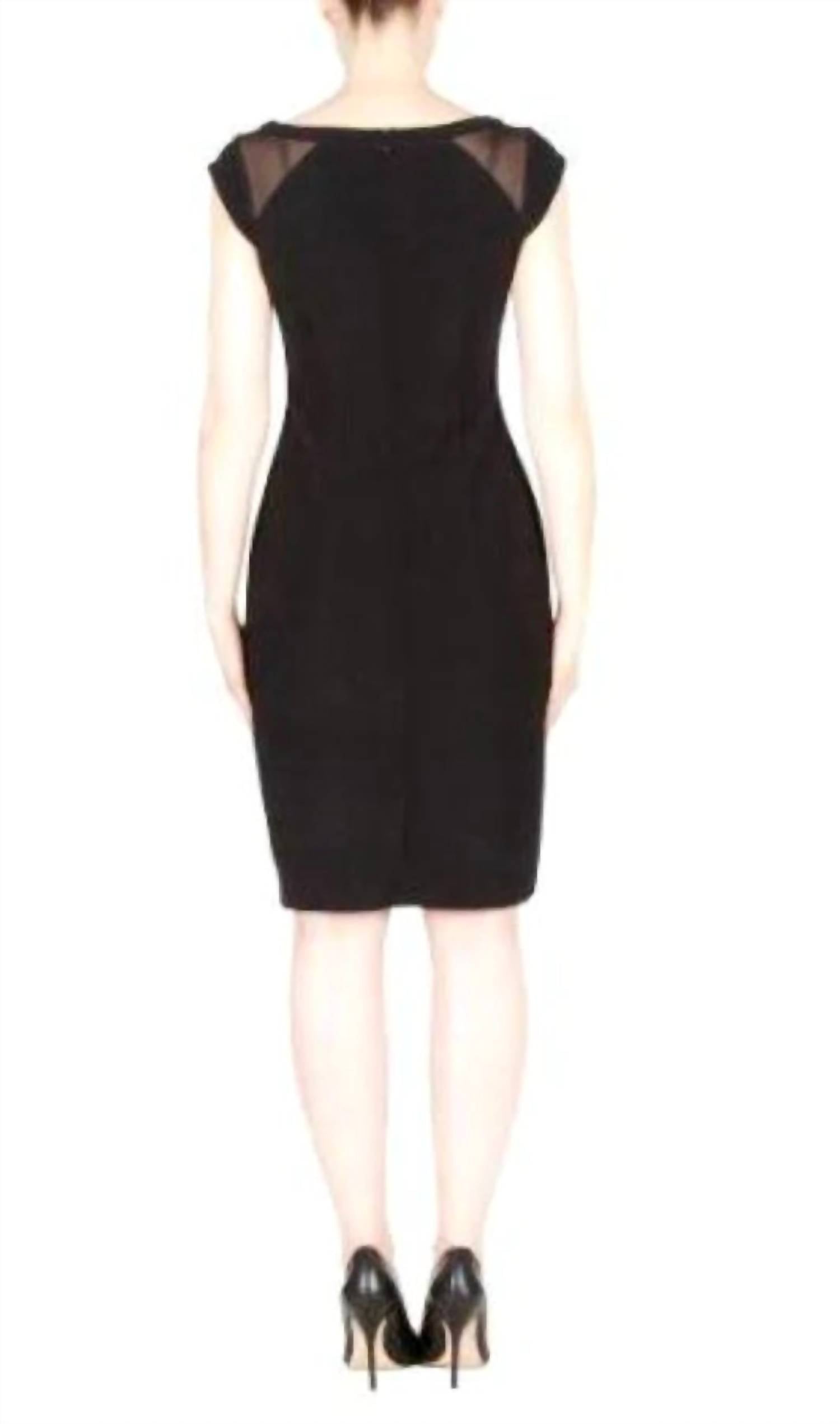 Mesh Panel Dress