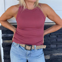 Michael Stars - Gina Wide Binding Crop Top