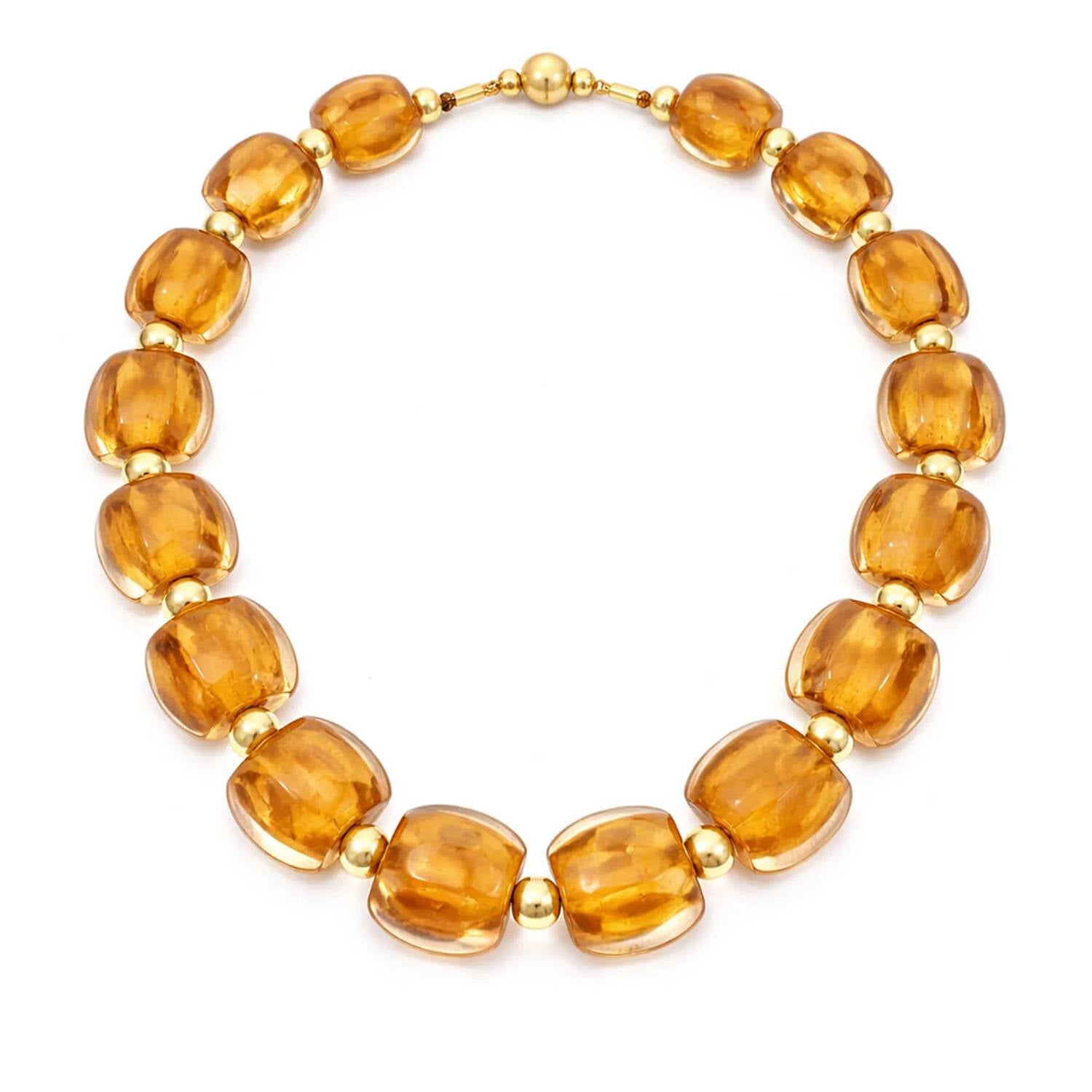 Gold & Honey - Women's For After Hours Beaded Lucite Necklace