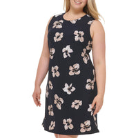 Tommy Hilfiger - Floral Sleeveless Shift Mini Dress - Plus Size
