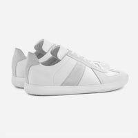 Beckett Simonon Men's Morgen Trainers Shoe in white - men's sneaker - detail view