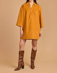 Double A Colette Mini Dress in amber cord - women's dress - view 4