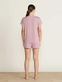 Barefoot Dreams - Soft Jersey Piped Loungewear Set