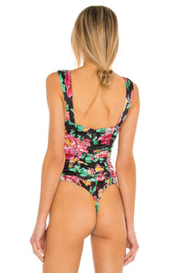 For Love & Lemons - Jolie Ruched Seaming Bodysuit