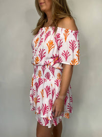 Romi The Brand Gypsy Mini Dress in pink - women's dress - alternate view