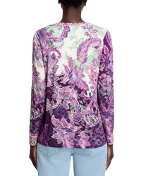 Johnny Was - JANIE FAVORITE LONG SLEEVE V-NECK TEE
