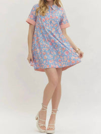 Entro - Seashell Printed Mini Dress