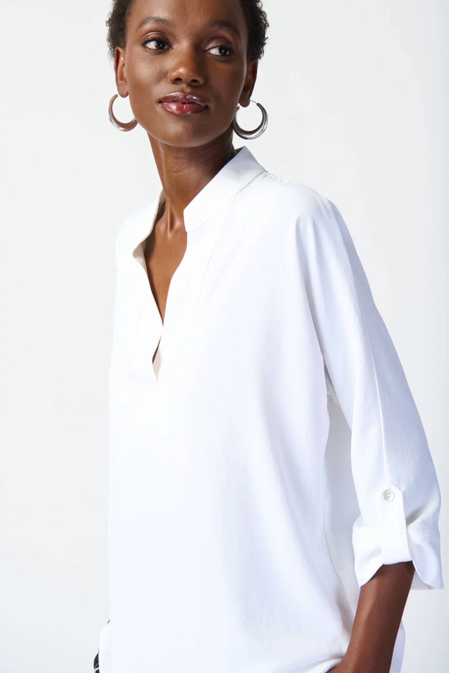 Joseph Ribkoff - Boxy Top With Dolman Sleeves