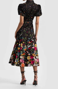 Alice + Olivia - Henrietta Belted Midi Dress