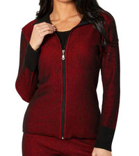 Two Tone Ribbed Cardigan