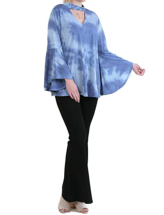 Umgee - Tie Dye Bell Sleeve Bohemian Top