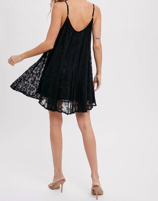 Bluivy - Lace Cami Shift Dress