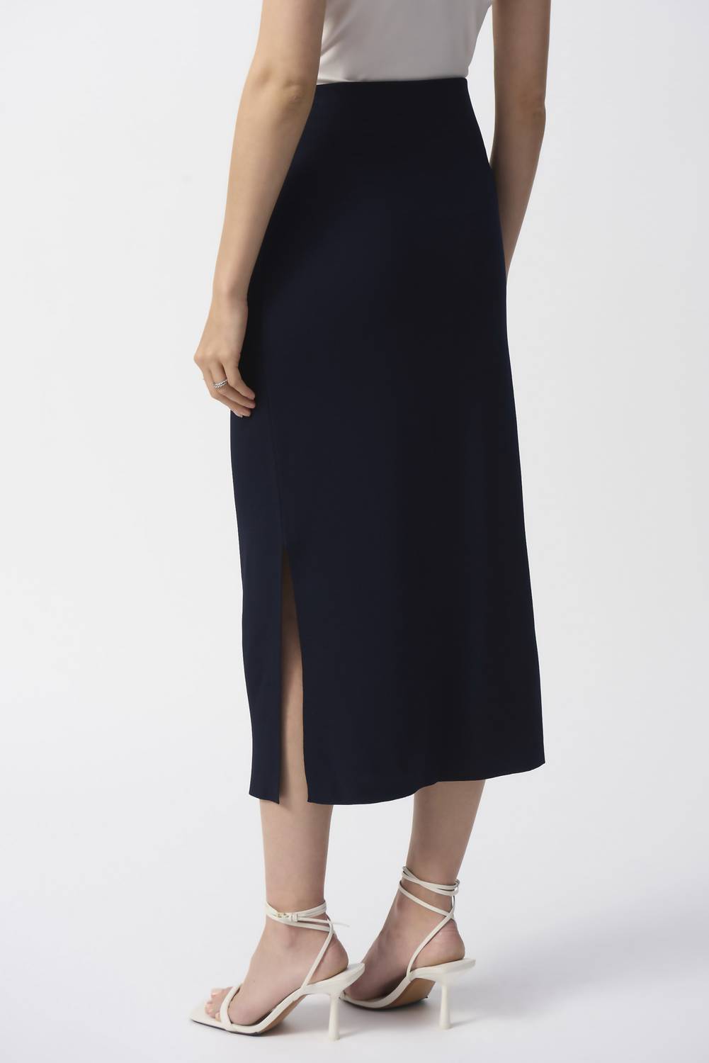 Joseph Ribkoff - Sweater Knit Straight Midi Skirt