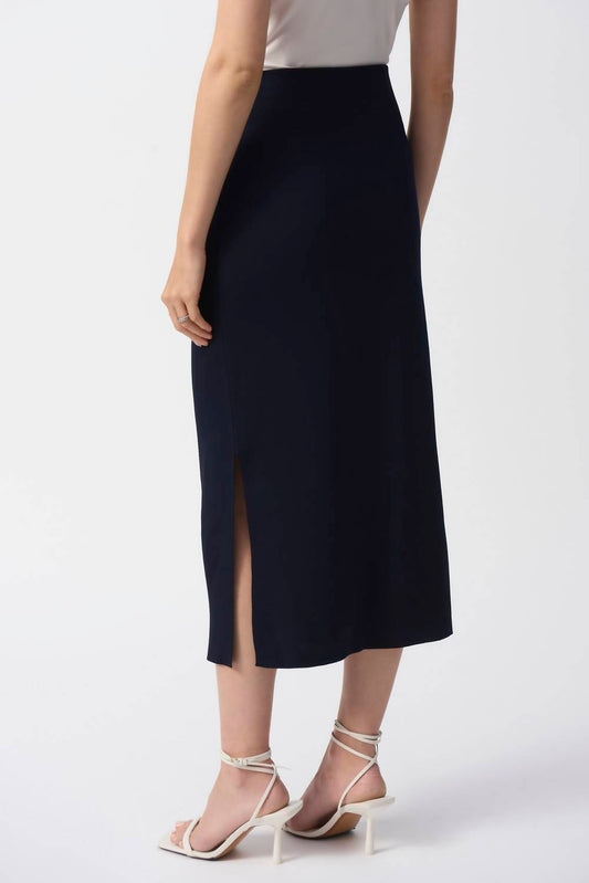 Joseph Ribkoff - Sweater Knit Straight Midi Skirt