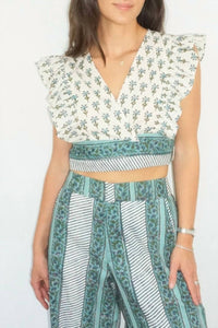 Nibi Mtk - Reese V-neck Wrap Top