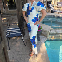 Glam - Santorini Skies Maxi Dress