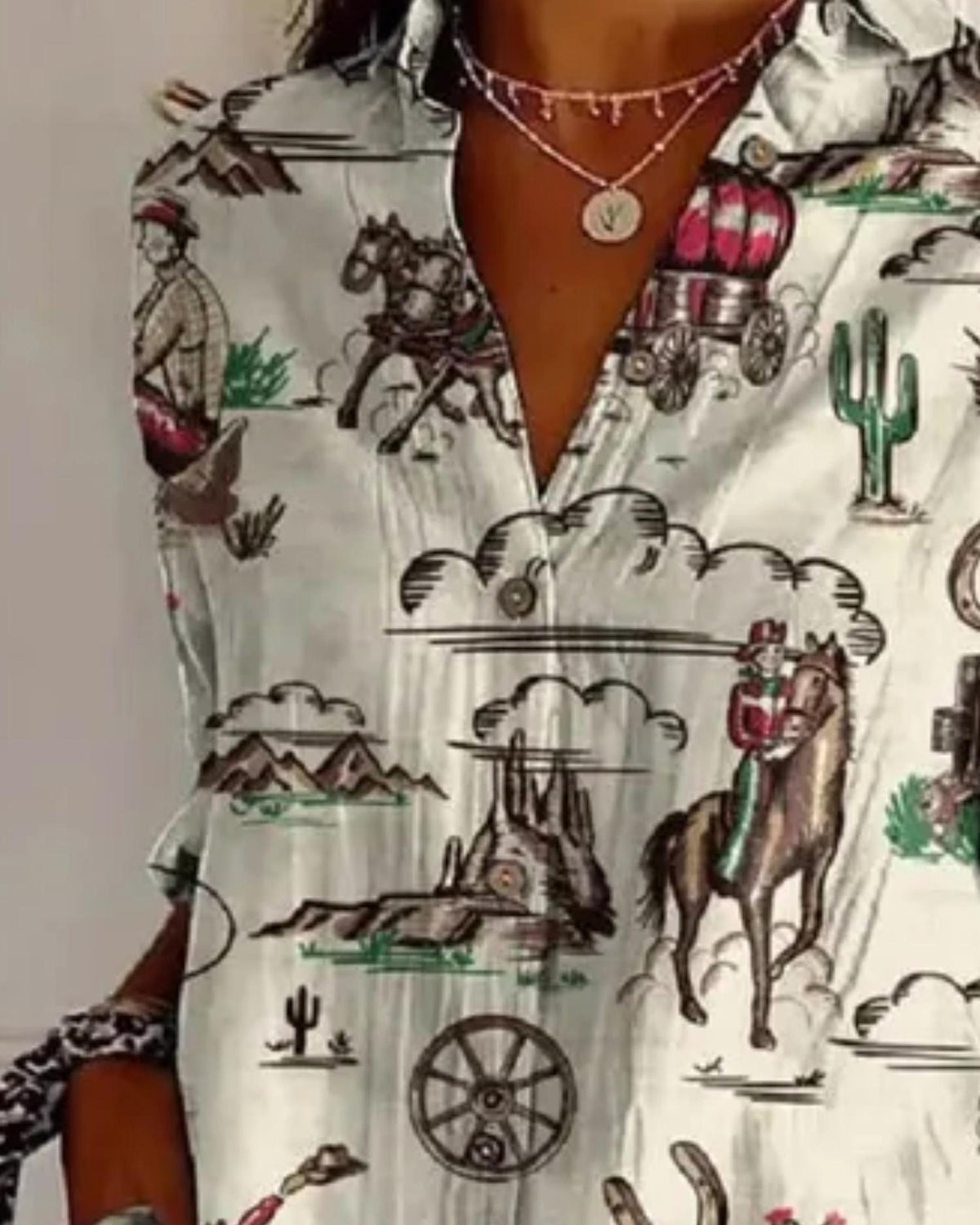 Suhkasana - Saddle Up Tunic Top