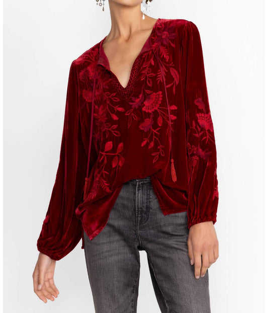 Johnny Was - Junie Velvet Relaxed Blouse