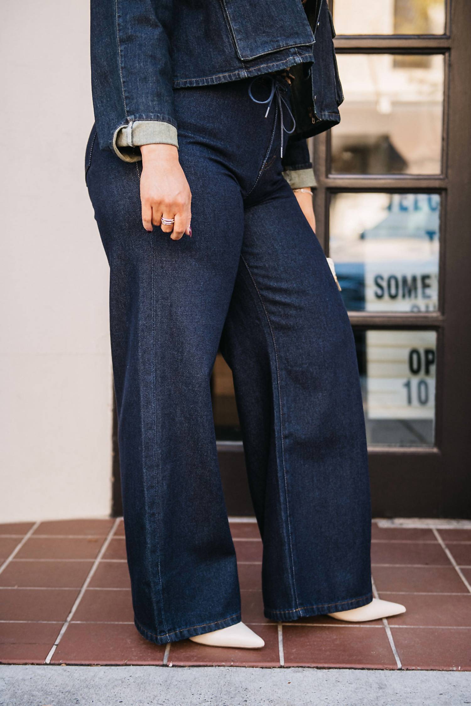 Habitual - Drawstring Wide Leg Pants