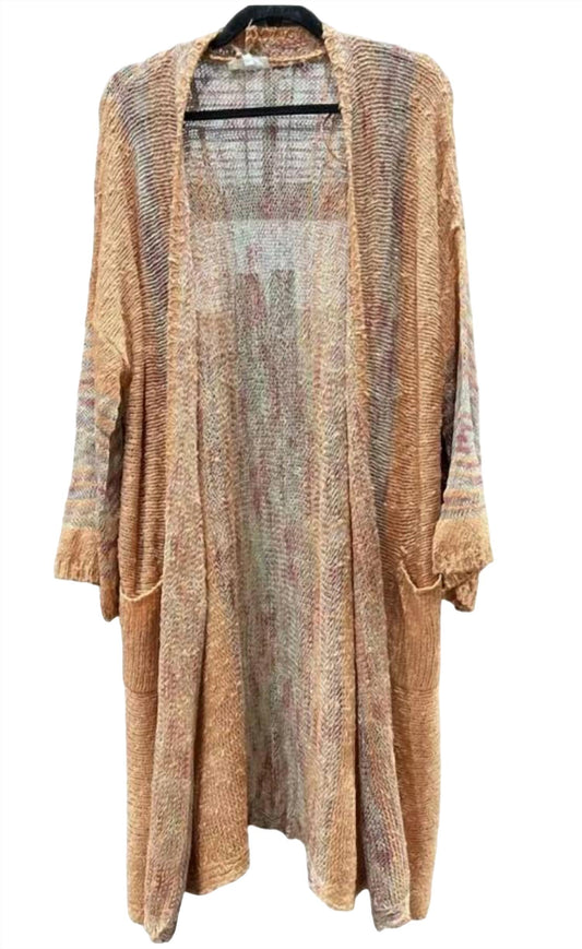 Easel - WOMEN'S SWEATER KIMONO - PLUS