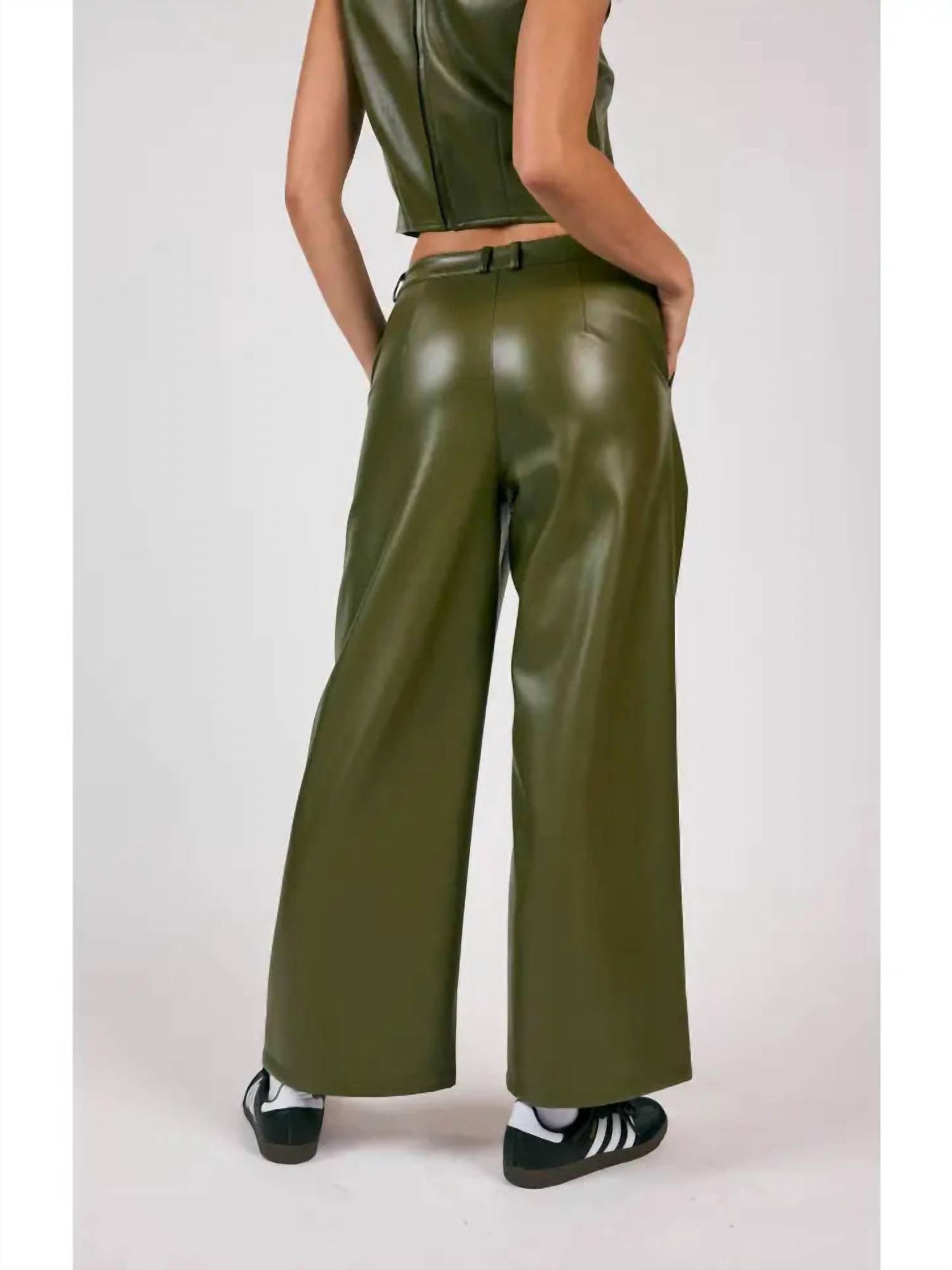 Sage The Label - New Era Wide Leg Faux Pants