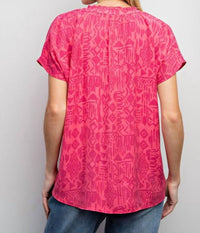 Easel - The Peach Blossom Top - PLUS