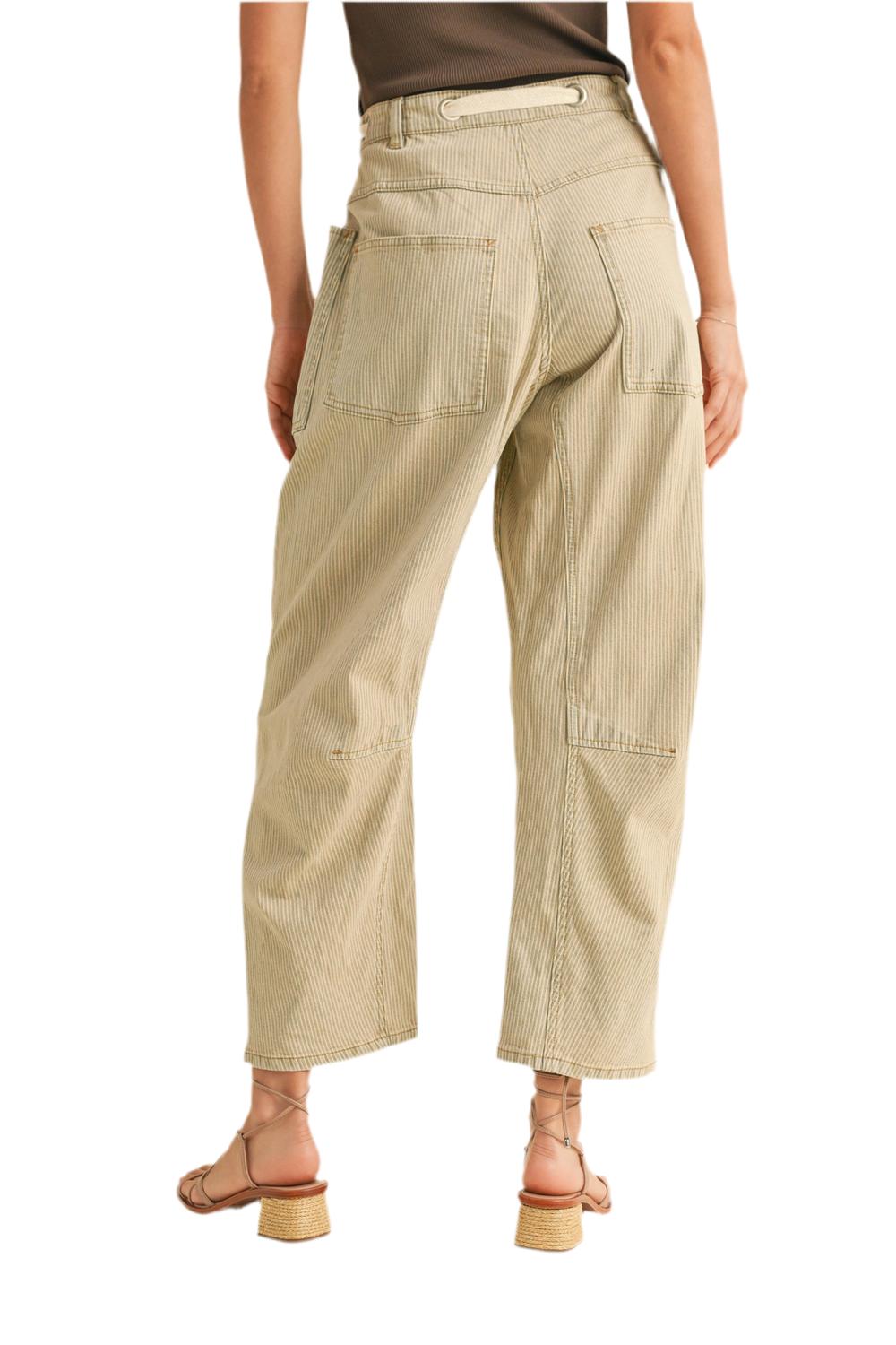 Miou Muse - Stripe Cotton Pants