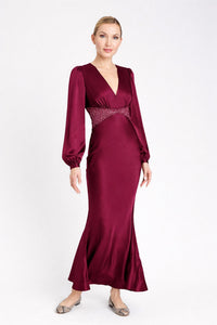 Twinset - Luna Lace-back Satin Dress
