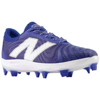 New Balance Men's Fuelcell 4040v7 Molded Cleats Athletic Shoes in royal blue - men's shoe - detail view