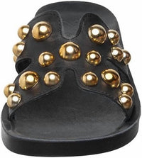Antelope - Women's Leather H-strap Slide Sandals With Studs