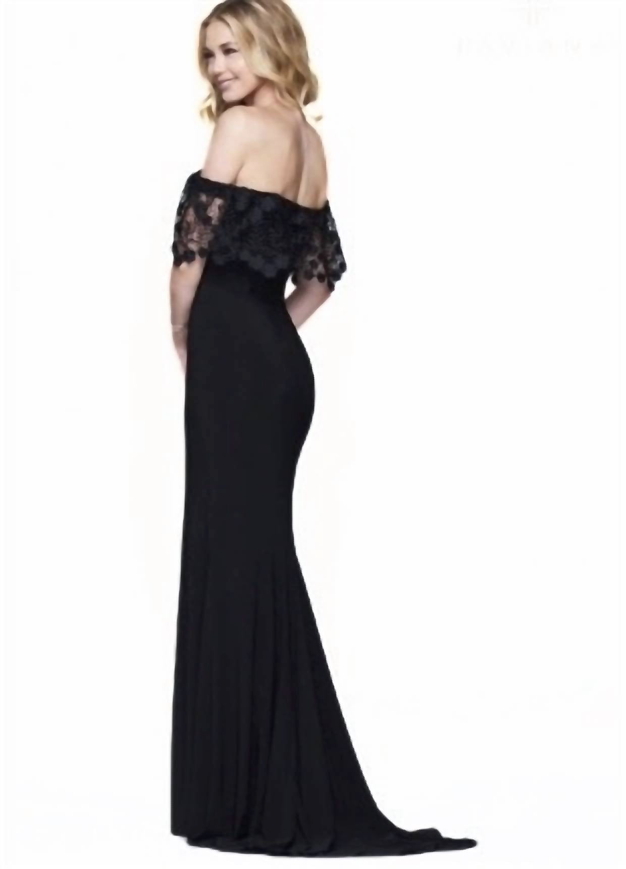 Faviana - Off the shoulder gown